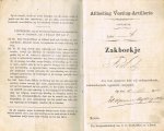  - Nationale militie: Zakboekje soldaat.
