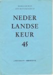 schrijvers div. - Nederlandse Keur nr.6, 32, 34 en 45