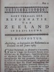Willem te Water - Kort verhaal der reformatie van Zeeland
