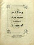 Mozart, W.A.: - [K 524] An Chloe {Wenn die Lieb aus deinen blauen}  für eine Singstimme mit Begleitung des Piano forte (Panorama Musical. Liv. 36)