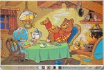 Marten Toonder - Olivier B. Bommel Puzzel:  Bij Doddeltje op de thee (witte zijkanten)