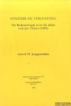 Jongeneelen, Gerrit H. - Fonetiek en verlichting. De redeneringh over de talen van Jan Trioen (1692)