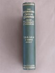 Gray, George Buchanan - A Critical and Exegetical Commentary on the Book of Isaiah I-XXVII