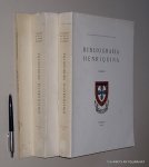 COMISSAO EXECUTIVA DO V. CENTENARIO DA MORTE DO INFANTE D. HENRIQUE, - Bibliografia Henriquina, vols. I & II. (&)  Catalogo Henriquino do Real Gabinete Portugues de Leitura do Rio de Janeiro.