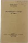 Elisée Legros - La Philologie wallonne en 1962