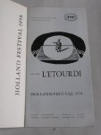 Folder - Moliere, Holland Festival Folder - Moliere, Holland Festival