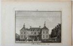 Spilman, Hendricus (1721-1784) after Beijer, Jan de (1703-1785) - 't Huis Eeze bij Almen. 1743.
