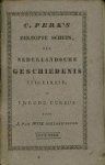 J. van Wijk Roeland'szoon. - C. Perk's beknopte schets der Nederlandsche geschiedenis uitgebreid; of tweede cursus voor het onderwijs in die wetenschap, ten dienste van onderwijzers en meer gevorderde leerlingen. Eerste stukje