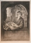 Nicolaas Verkolie (1673-1746), after Arnold Houbraken (1660-1719) - Antique print, mezzotint | Portrait of Jacob Moelaert (1649-c. 1727), published ca. 1740, 1 p.