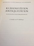 Eugen von Philippovich - Kuriositaten und Antiquitaten