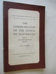 Weber H.R. - The Communication of the Gospel to Illiterates