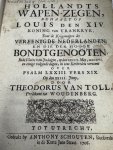  - Hollandts wapen-zegen, behaalt op Louis den XIV. koning van Vrankryk, door de krijgsmagten der Vereenigde Nederlanden, en die der ... bondtgenooten, in de vlakte van Judoigne, op den xxiii. May 1706
