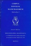 G. Mikkelsen; - Bibliographia Manichaica. A Comprehensive Bibliography of Manichaeism through 1996 ,