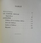 Constant, Benjamin - Adolphe precede du cahier rouge Constant, Benjamin - Adolphe precede du cahier rouge