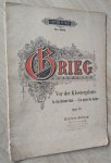 Grieg - GRIEG - VOR DER KLOSTERPFORTE  - OPUS 20 - LAVIER AUSZUG - NO 2448