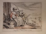 Abraham Cornelisz. Bloemaert (1564/66-1651), Frederick Bloemaert (ca.1614-1690), Claes Jansz Visscher (1586/87-1652) - Antique print, handcolored engraving | Januarius, published ca. 1635, 1 p.