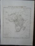 antique map (kaart). - Afrika (Map of Africa).