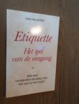 Van Helmond - Etiquette. Het spel van de omgang