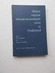 MULDER, DR. A. EN DUK, MR. R.A.A., - Schets van het sociaal-economisch recht in Nederland.