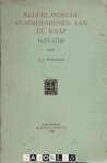 A.J. Böeseken - Nederlandsche Commissarissen aan De Kaap 1657 - 1700