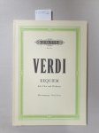 Edition Peters (Hrsg.): - Verdi. Requiem : Soli, Chor und Orchester (= Edition Peters Nr. 4251) Klavierauszug/ Vocal Score