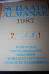 Bruijn de Hans, Detmar Philip, Snoep Huub en Stolwijk Eric - Schaatsalmanak 1987, toertochten, wedstrijdschaatsen, marathons, techniek en uitrusting, conditie en voorbereiding.