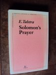 Talstra, E. - Solomon's Prayer. Synchrony and Diachrony in the Composition of I Kings 8, 14-61