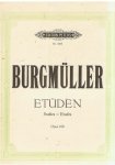 Redactie - Frederic Burgmuller - etuden - Opus 109 fur Klavier zu zwei Handen
