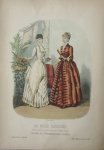  - La mode illustrée Originele litho Toilettes de Mme Bréant-Castel