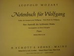 Mozart; Leopold - Notenbuch fur Wolfgang; Eine Auswahl der leichtesten Stucke