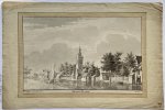 Dirk Verrijk (1734-1786) - [Antique drawing] The village of Overschie in Zuid-Holland, Dirk Verrijk, dated 1761, 1 p.