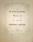 Löffler, Richard: - La babillarde (Die Lauterbacherin), Styrienne variée, pour piano Löffler, Richard: - La babillarde (Die Lauterbacherin), Styrienne variée, pour piano