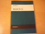 Dvorak; Antonín (1841 – 1904) - Mass in D; opus 86 (TOURS, BERTHOLD, ED)
