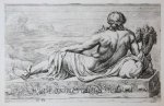 Perrier, François (1594-1649) - [Antique print, etching/ets, Rome] The Nile from the back/ De Nijl [‘Segmenta nobilium signorum et statuarum.’], published 1638.