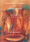 J.E. Jasper - Geestelijke waarden der vrijmetselarij - Deel 3: De Meester