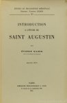 AUGUSTINUS, AURELIUS, GILSON, É. - Introduction a l'étude de Saint Augustin.