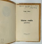 Hugo Claus 10583 - Kleine reeks [met gesigneerde opdracht aan Roger Plancke en Marie-José Claus] Gedichten