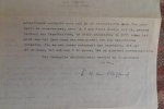 Kleffens, E.N. van. [ ! Met uitgebreide gesigneerde brief en tevens opdracht in het boek van deze oud minister van Buitenlandse zaken in het (oorlogs) kabinet De Geer II en deze ex-voorzitter van de Verenigde Naties ]. - Serenas Tantum Numero Horas. - Zonnewijzer - II. Teltsjes en Rimen.