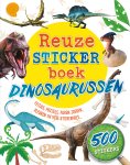 Claire Sipi 257153 - Reuzestickerboek Dinosaurussen Feitjes, puzzels, paren zoeken, kleuren en veel stickerpret...