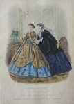  - La mode illustrée Originele litho Toilettes de Mme Castel-Breant