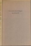  - Dem Andenken Martin Heideggers: Zum 26. Mai 1976