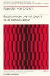 Everdingen, H.G. van, C.M. Grundman-van de Krol, H.J. Sachse - Aspecten van toezicht; beschouwingen over het toezicht op de financiële sector -