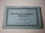 postcards. ansichtkaarten - Petite Suisse Luxembourgeoise Echternacht. 10 cartes vues. Serie 1.