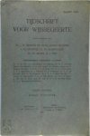 J.D. Bierens de Haan - Tijdschrift voor Wijsbegeerte (Jaargang 1, 1907) Eerste jaargang, vier afleveringen