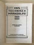 Algemeenen Nederlandschen Typografenbond - Ons Technisch Maandblad 1929 1930