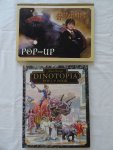 Welply, Michael, Jon Z. Haber, et al. - Harry Potter. Pop-up. Met 5 pop-ups/ James Gurney's Dinotopia pop-up book. 2 pop-up boeken.