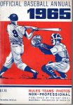  - Official Baseball Annual 1965. Rules-Teams-Photos. Non-Professional.
