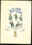 G Ijzerman - ( Menu Kaart ) Reunie Diner - 150 jaar Koninklijk instituut voor de Marine ( Medemblik 1829 - Den Helder 1979 + programma
