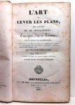 THIOLLET - L'art de lever les plans, du lavis et du nivellement, enseigné en 20 leçons, sans le secours des mathématiques