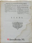 Hoeke, Petrus van - Ontledende Uitlegging over de Propheten Nahum, Habakuk en Zephanja. Voor yder Propheet gaat een Inleiding tot de Uitlegging, waar in de Tijd, de Aanleiding, het Oogmerk, de korte Inhoud, de Godlijkheid en Verdeeling van yder Voorsegging vertoo...